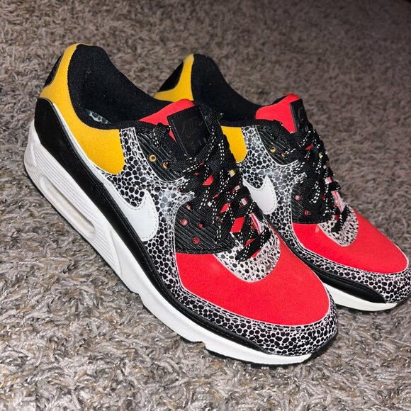Nike Air Max 90 SE Safari Chile Red Pollen (Women's) size 10 - Picture 2 of 8